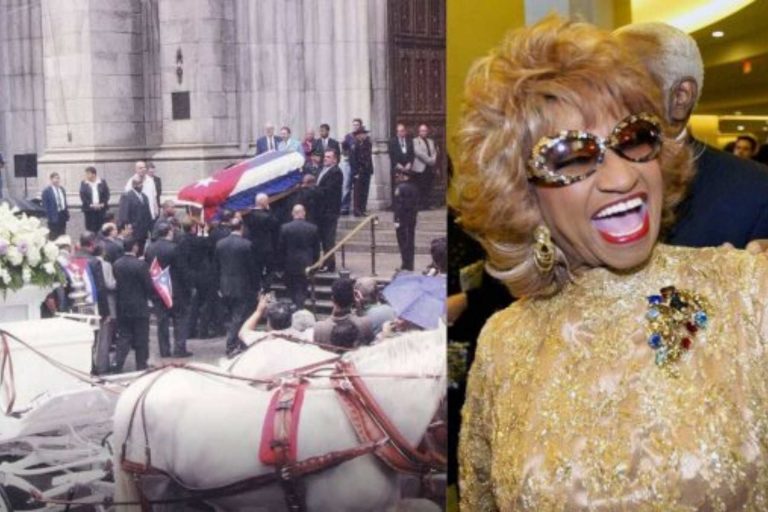 Foto Collage de Celia y su funeral