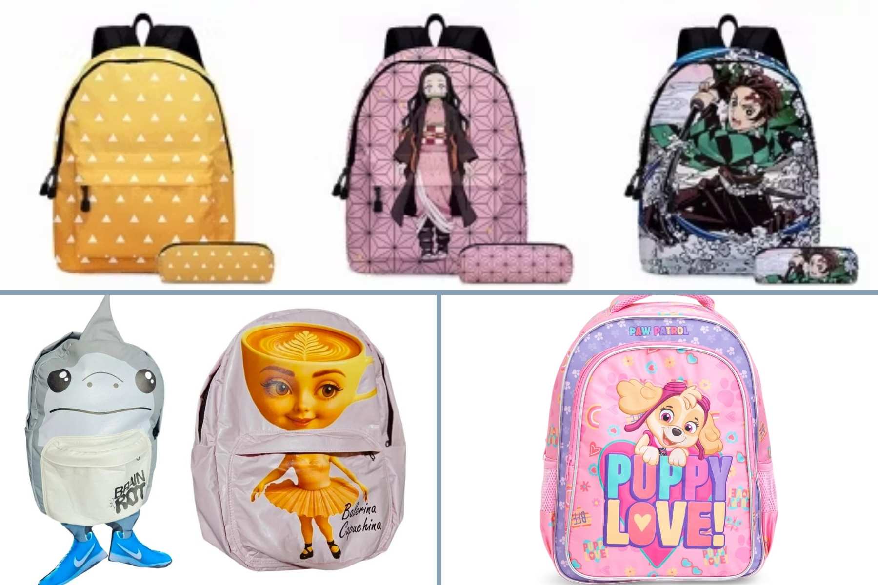 Un collage con diferentes modelos de mochilas para el regreso a clases. La nota presenta la guía completa de Profeco para elegir la mejor mochila escolar.