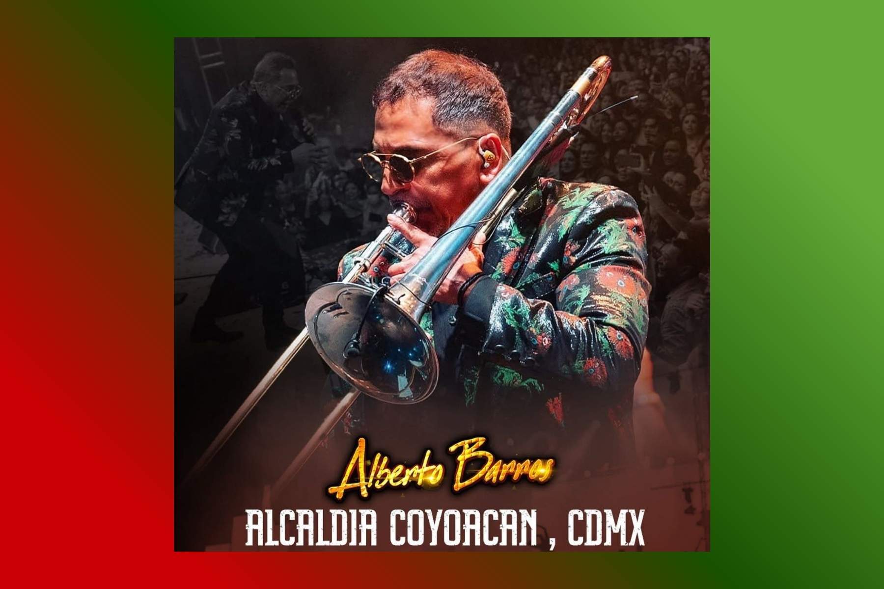 Alberto Barros Flyer de concierto