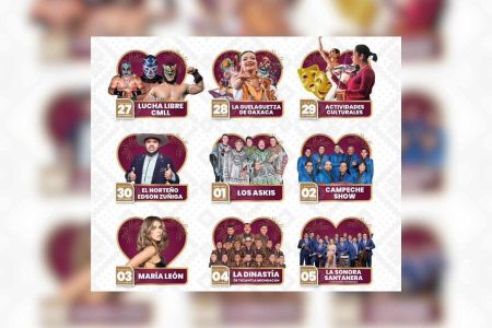 La cartelera completa del Teatro del Pueblo de la Feria Ixtlahuaca 2025, con artistas como Los Askis, La Sonora Santanera, María León y Lucha Libre del CMLL.