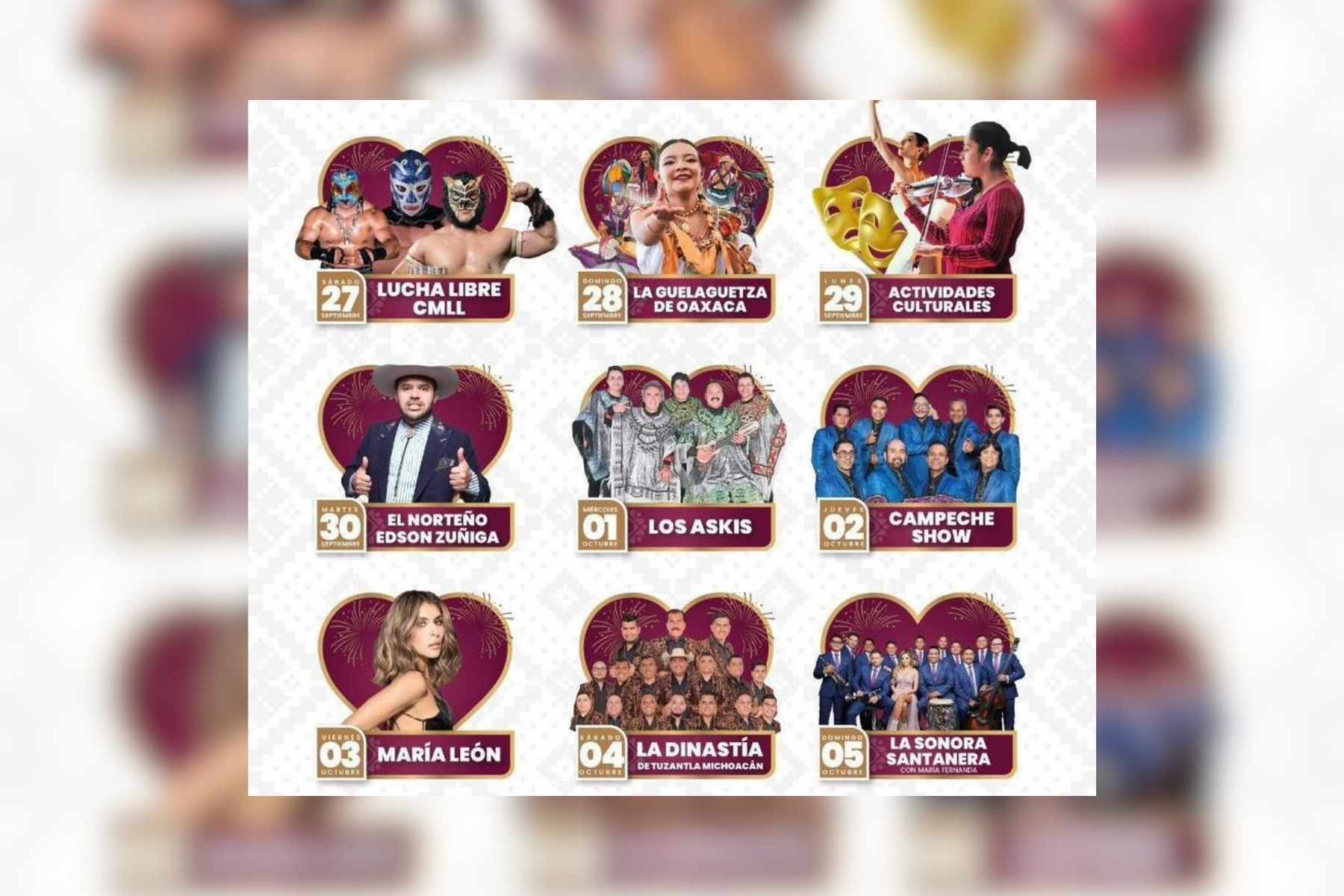 La cartelera del Teatro del Pueblo para la Feria Ixtlahuaca 2025 ofrece eventos gratuitos para toda la familia, desde cumbia y lucha libre hasta la tradicional Guelaguetza.