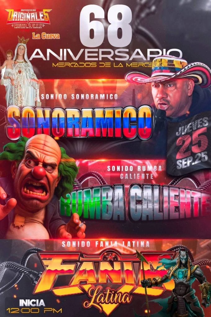 Cartel aniversario de la merced