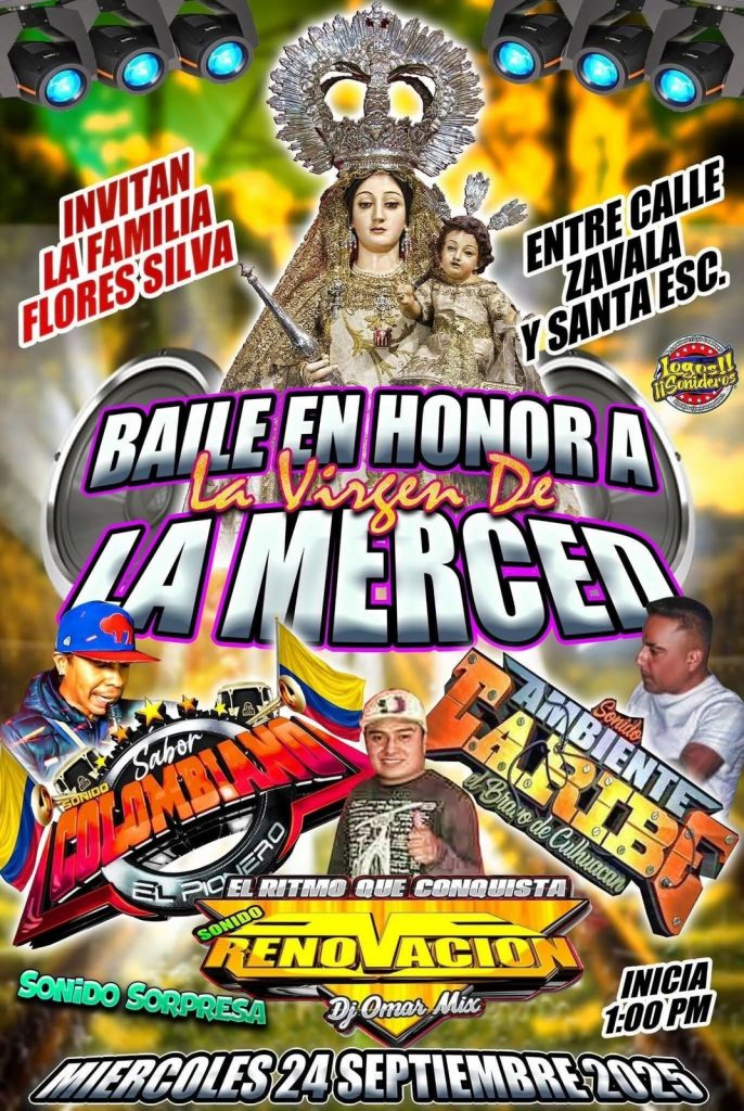 Cartel aniversario de la merced