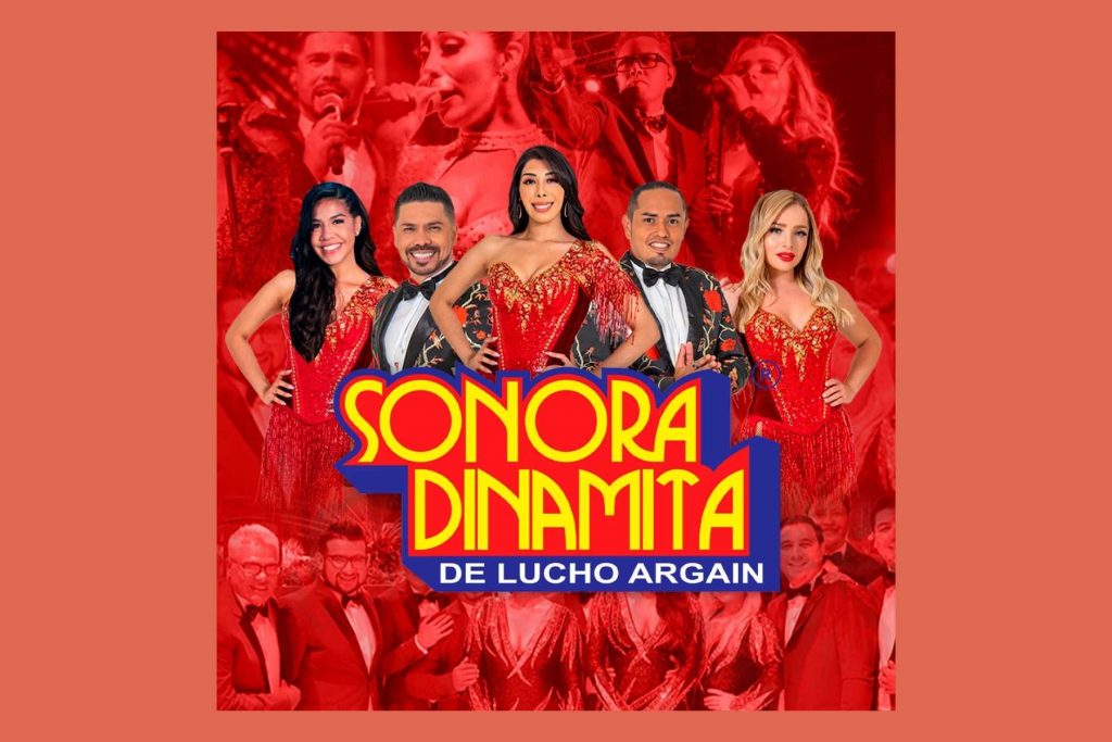 Los integrantes de La Sonora Dinamita de Lucho Argaín en una foto promocional. La nota resuelve la duda sobre cuál es la orquesta original.